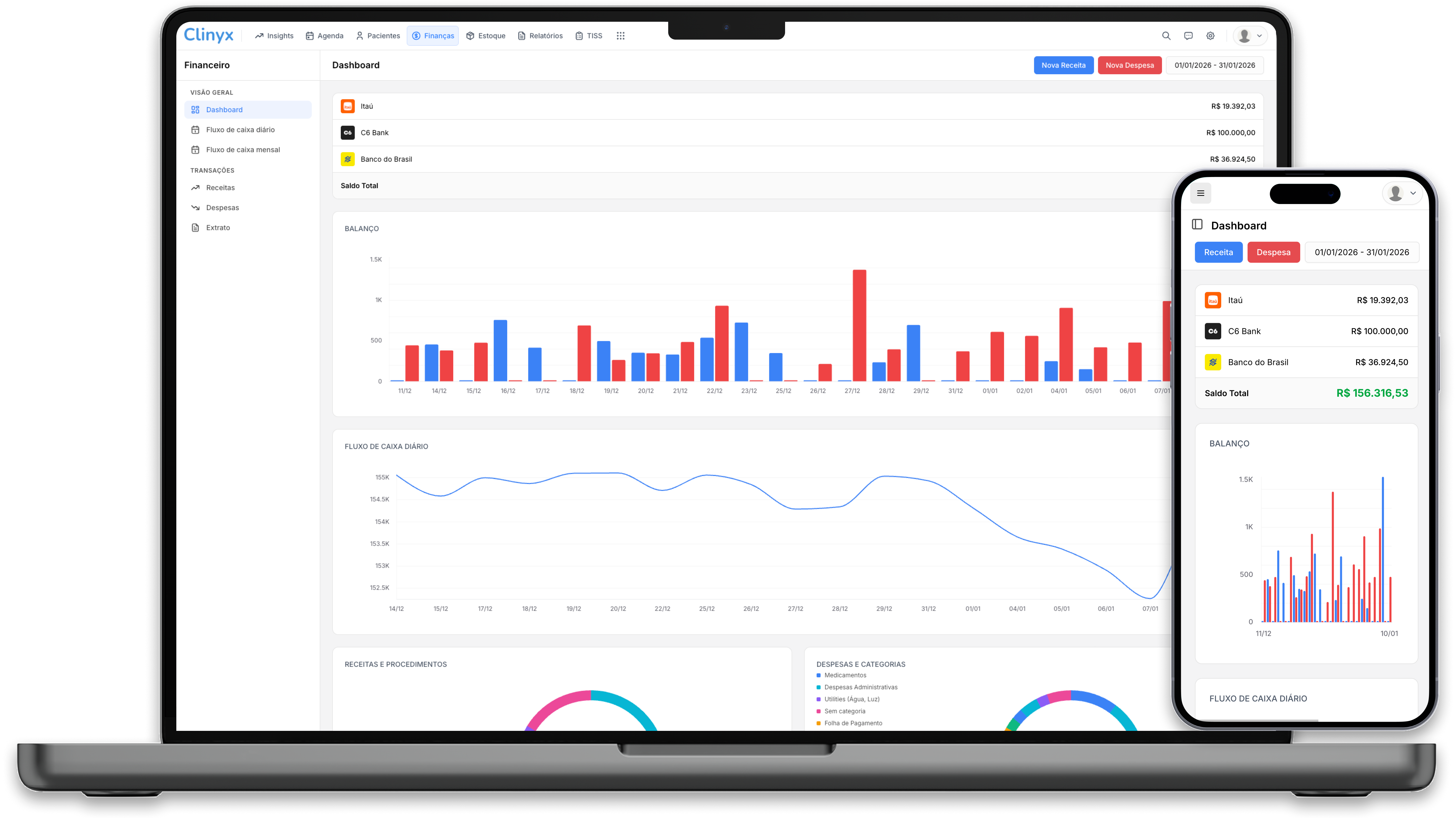 Controle Financeiro para Clínicas